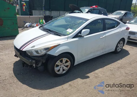 2016 Hyundai Elantra Se из США, поврежденный, VIN 5NPDH4AE2GH748919